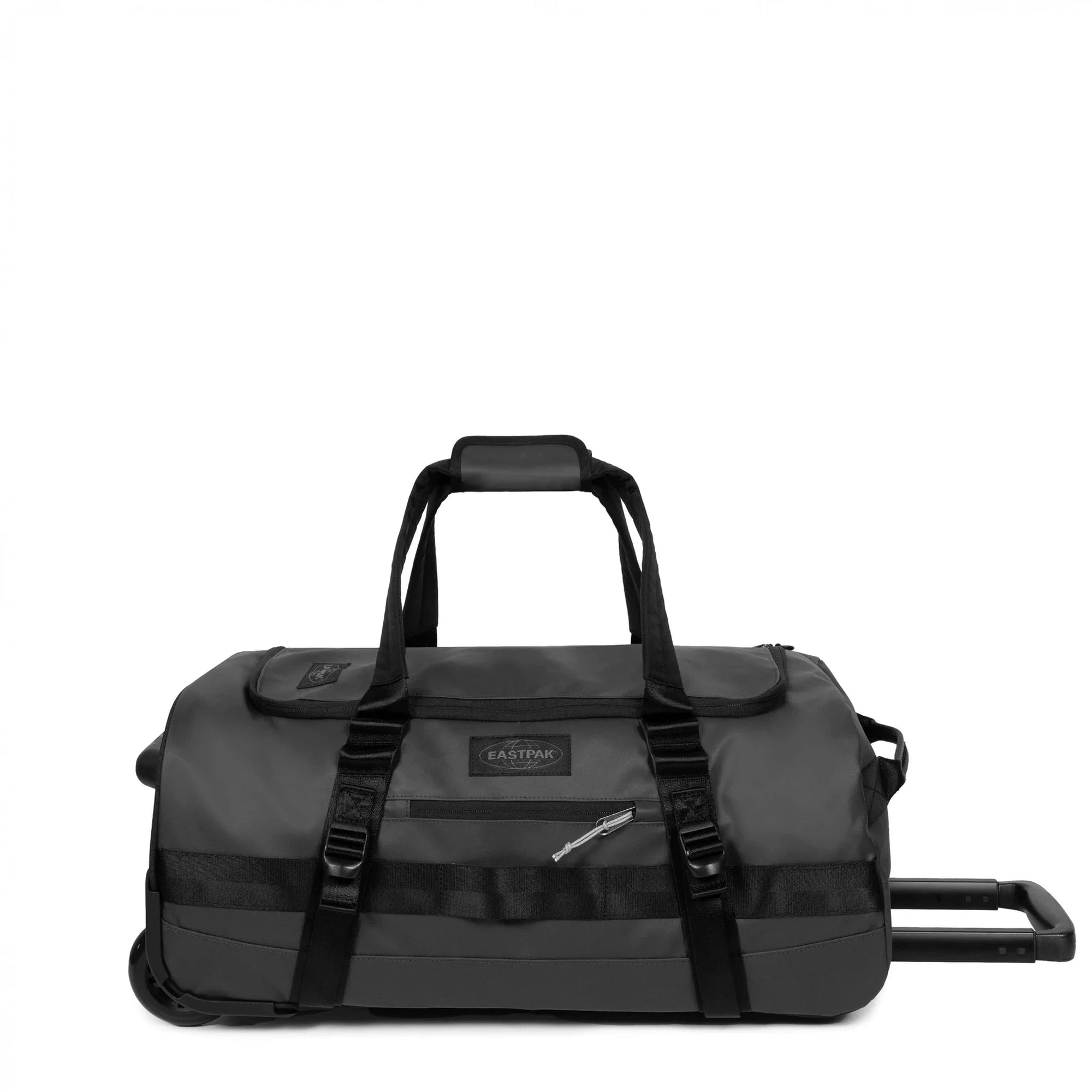 Eastpak Wheeled Duffle Tarp Black2 Eastpak Duffel Pack Wheel S - Tarp Black2