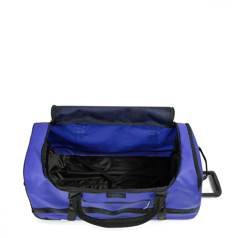 Eastpak Wheeled Duffle Tarp Blue Eastpak Duffel Pack Wheel M - Tarp Blue
