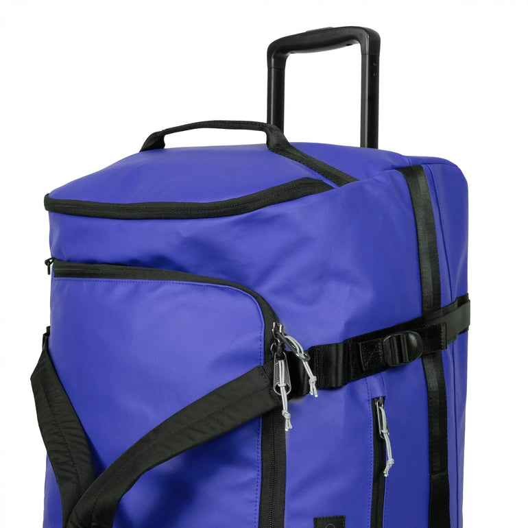 Eastpak Wheeled Duffle Tarp Blue Eastpak Duffel Pack Wheel M - Tarp Blue