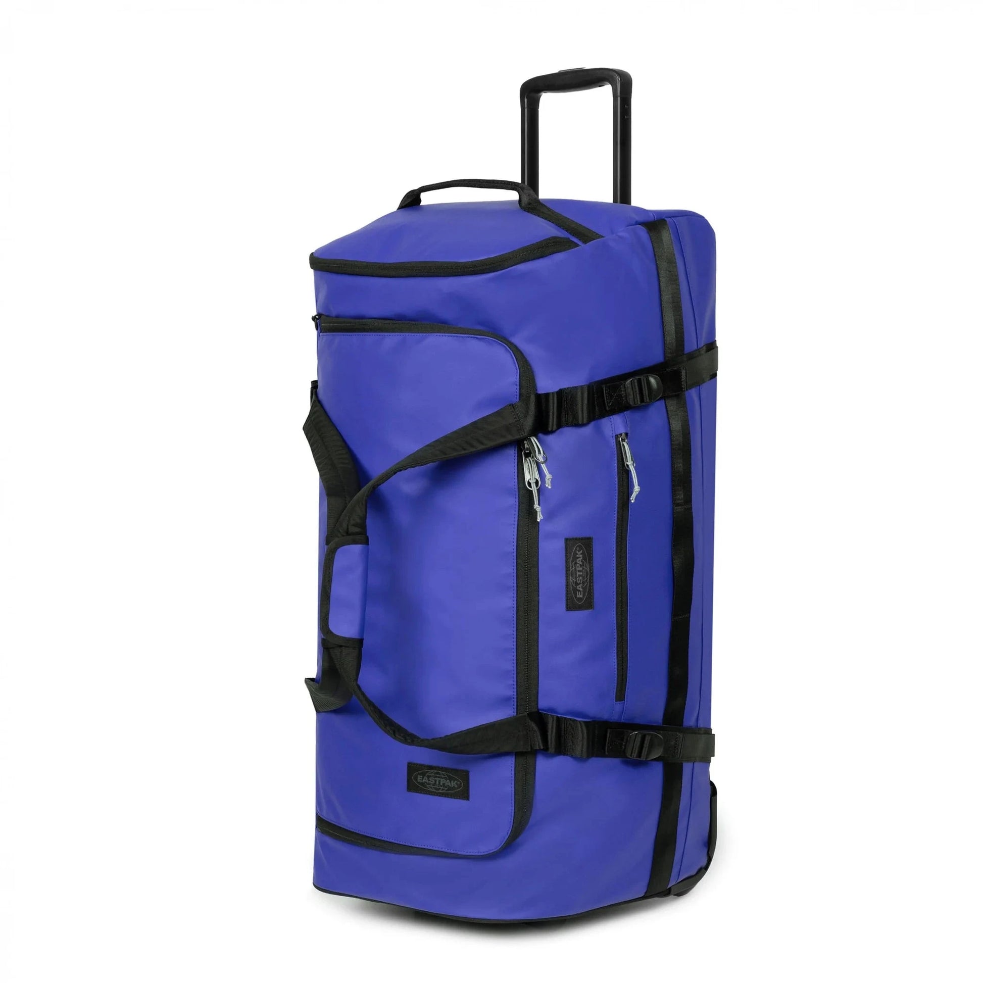 Eastpak Wheeled Duffle Tarp Blue Eastpak Duffel Pack Wheel M - Tarp Blue