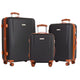 Explorer Luggage Black Explorer First Class Expandable Luggage Set