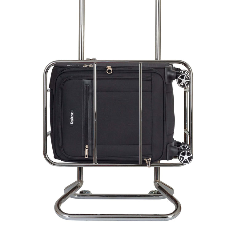 Explorer Luggage Black Explorer Onyx Expandable 2-Piece Luggage Set (Carry-On & Medium)