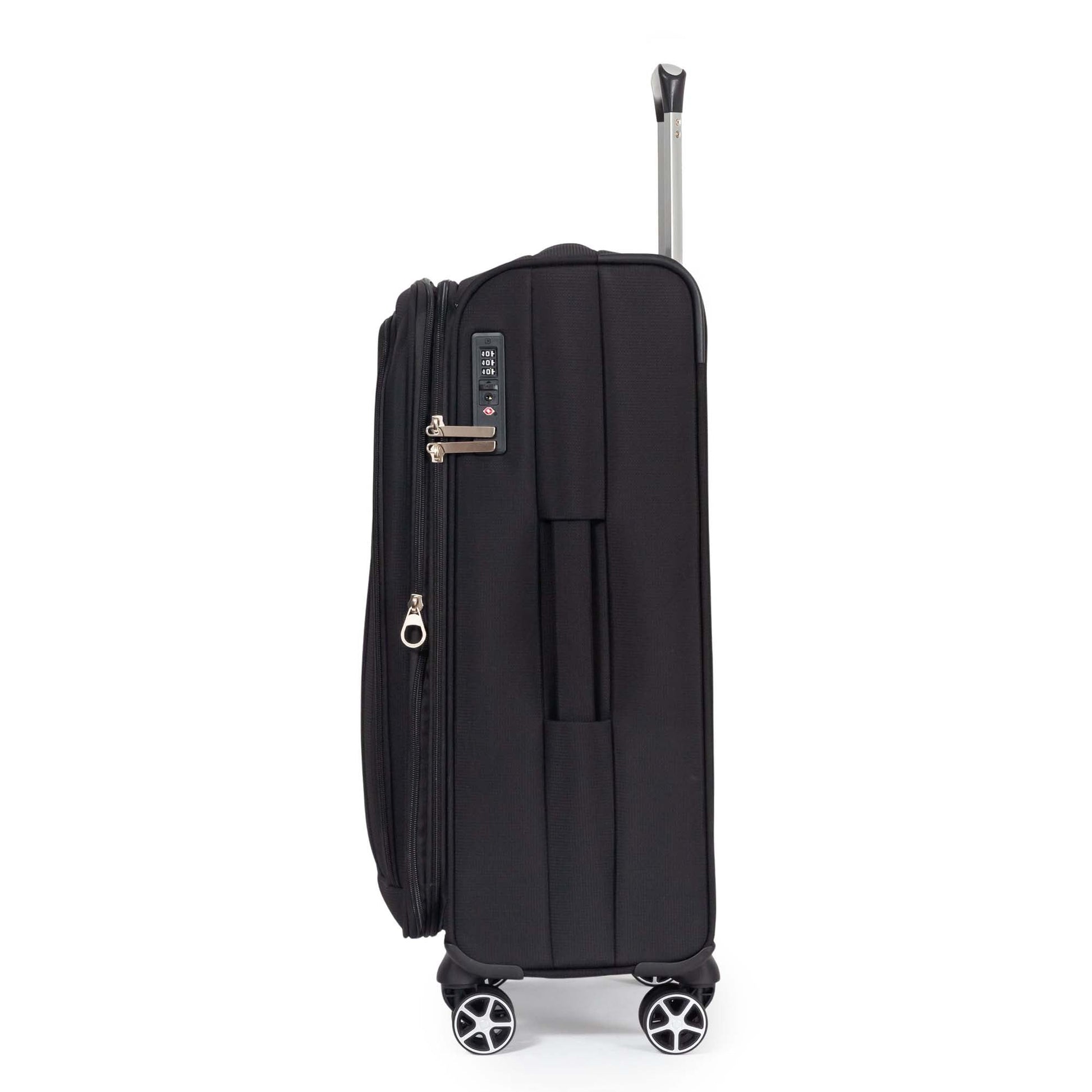 Explorer Luggage Black Explorer Onyx Expandable 3-Piece Luggage Set