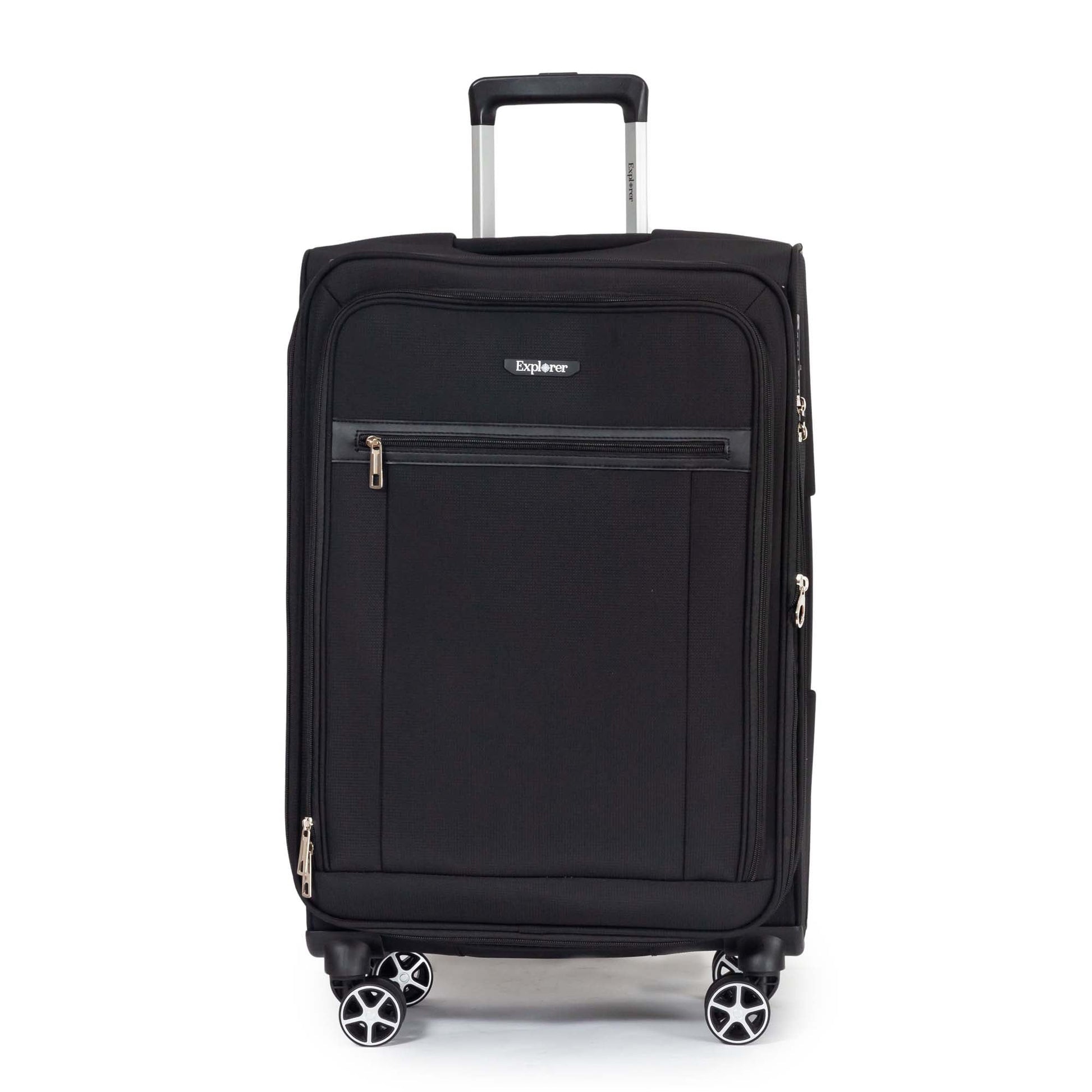 Explorer Luggage Black Explorer Onyx Expandable 3-Piece Luggage Set