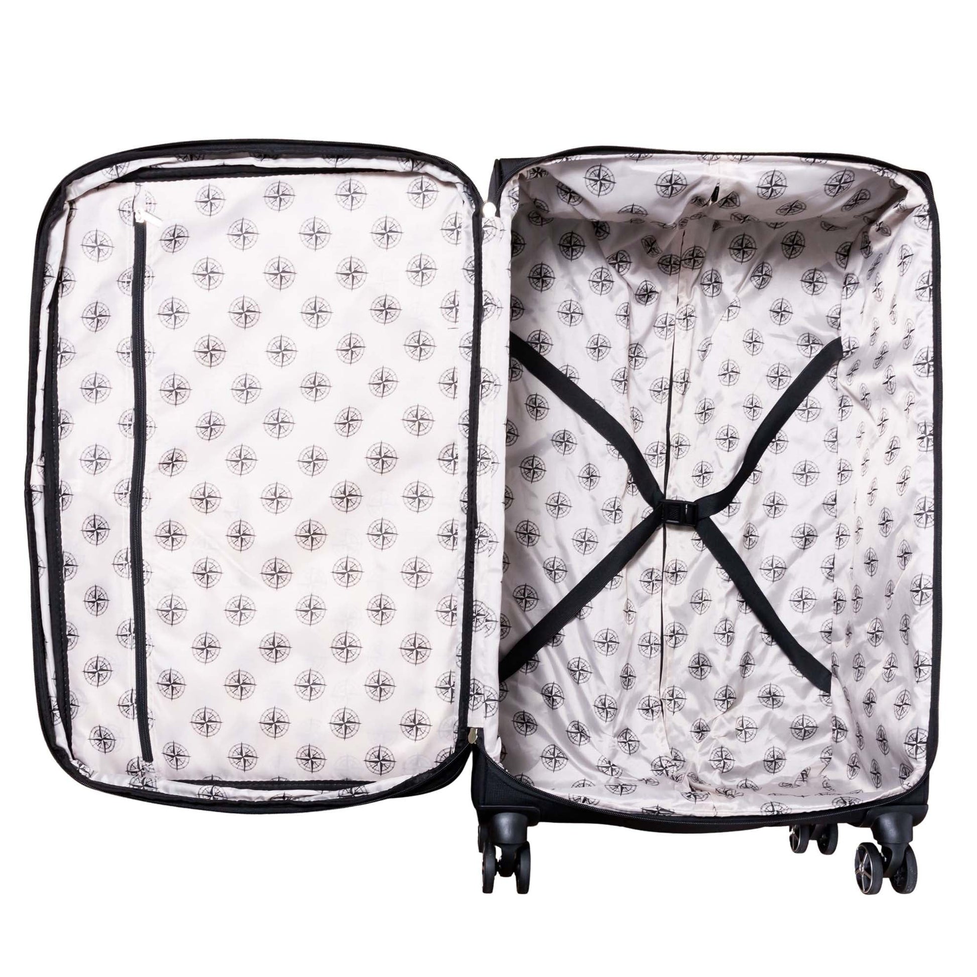 Explorer Luggage Black Explorer Onyx Large Expandable Spinner Luggage