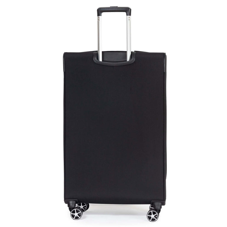 Explorer Luggage Black Explorer Onyx Large Expandable Spinner Luggage