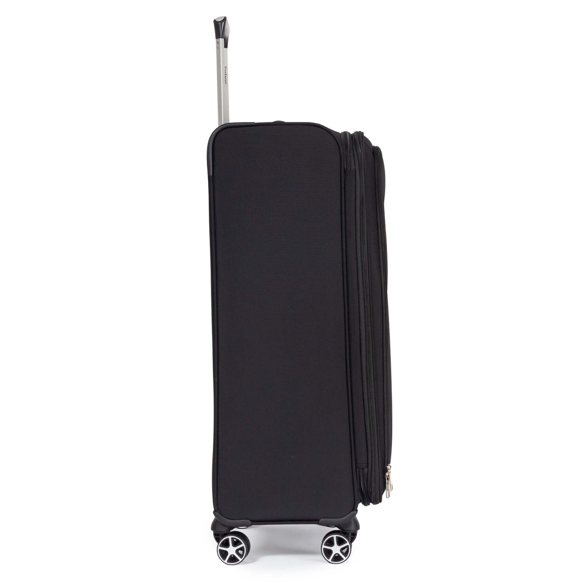 Explorer Luggage Black Explorer Onyx Large Expandable Spinner Luggage