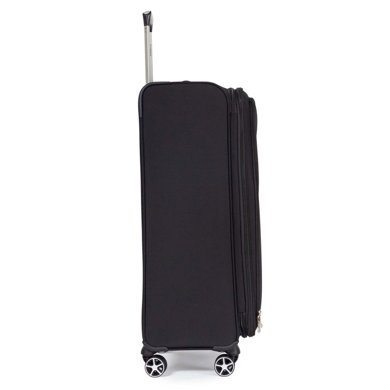 Explorer Luggage Black Explorer Onyx Large Expandable Spinner Luggage