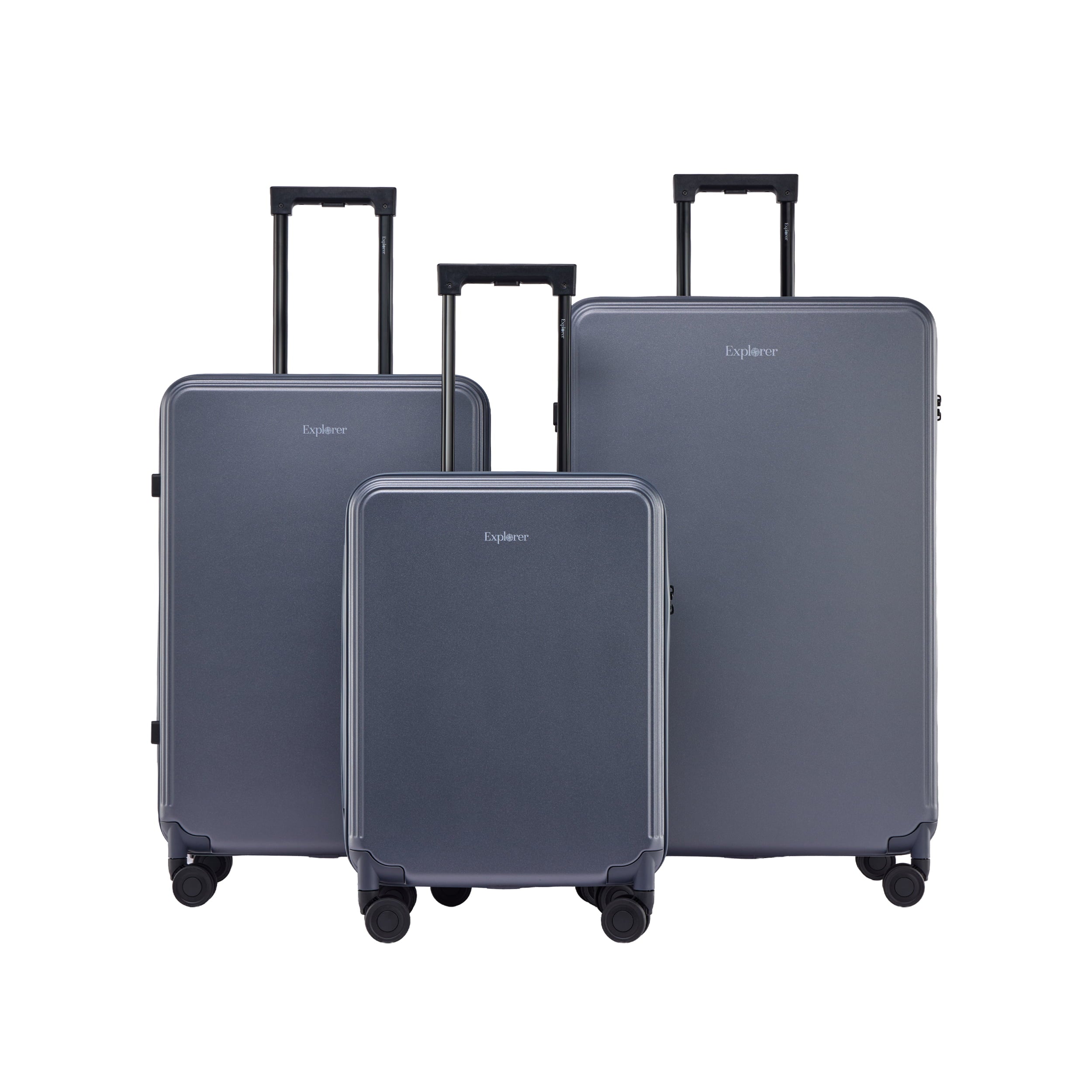 Explorer Luggage Charcoal Explorer Axis 3-Piece Luggage Set