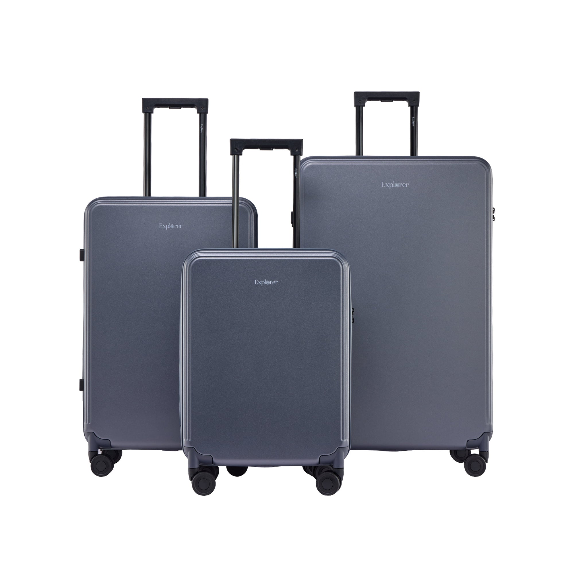 Explorer Luggage Charcoal Explorer Axis 3-Piece Luggage Set