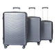 Explorer Luggage Charcoal Explorer Passport Anti-Theft Expandable 3-Piece Luggage Set