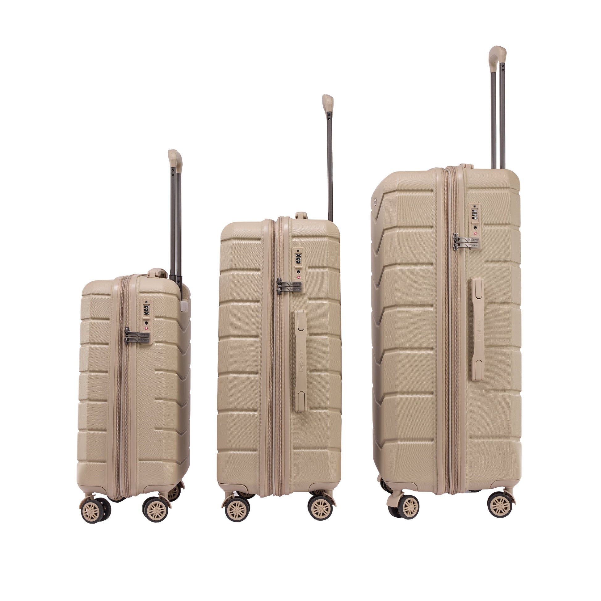 Explorer Luggage Explorer Flex 3-Piece Expandabe Luggage Set