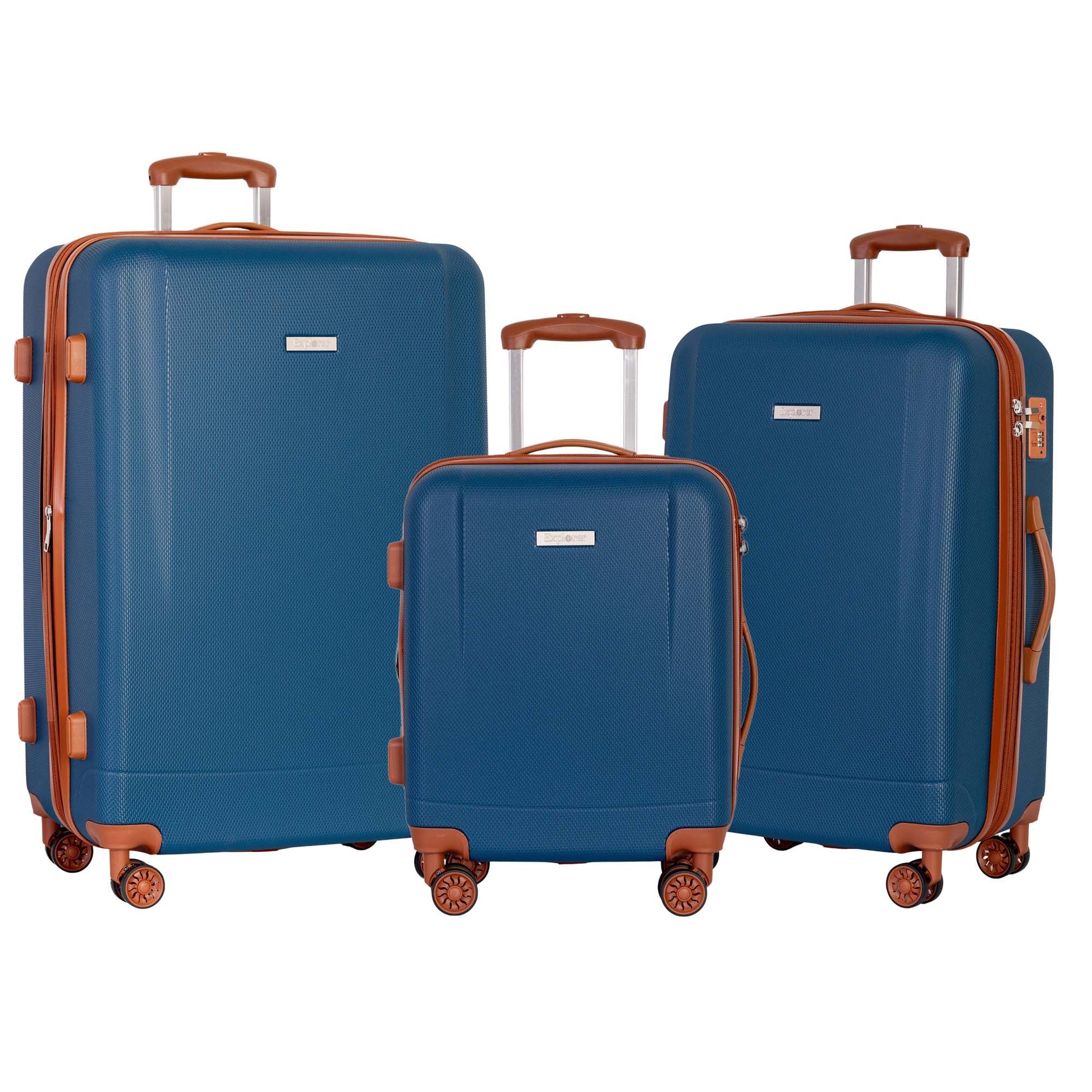 Explorer Luggage Navy Explorer First Class Expandable Luggage Set