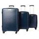 Explorer Luggage Navy Explorer Passport Anti-Theft Expandable 3-Piece Luggage Set