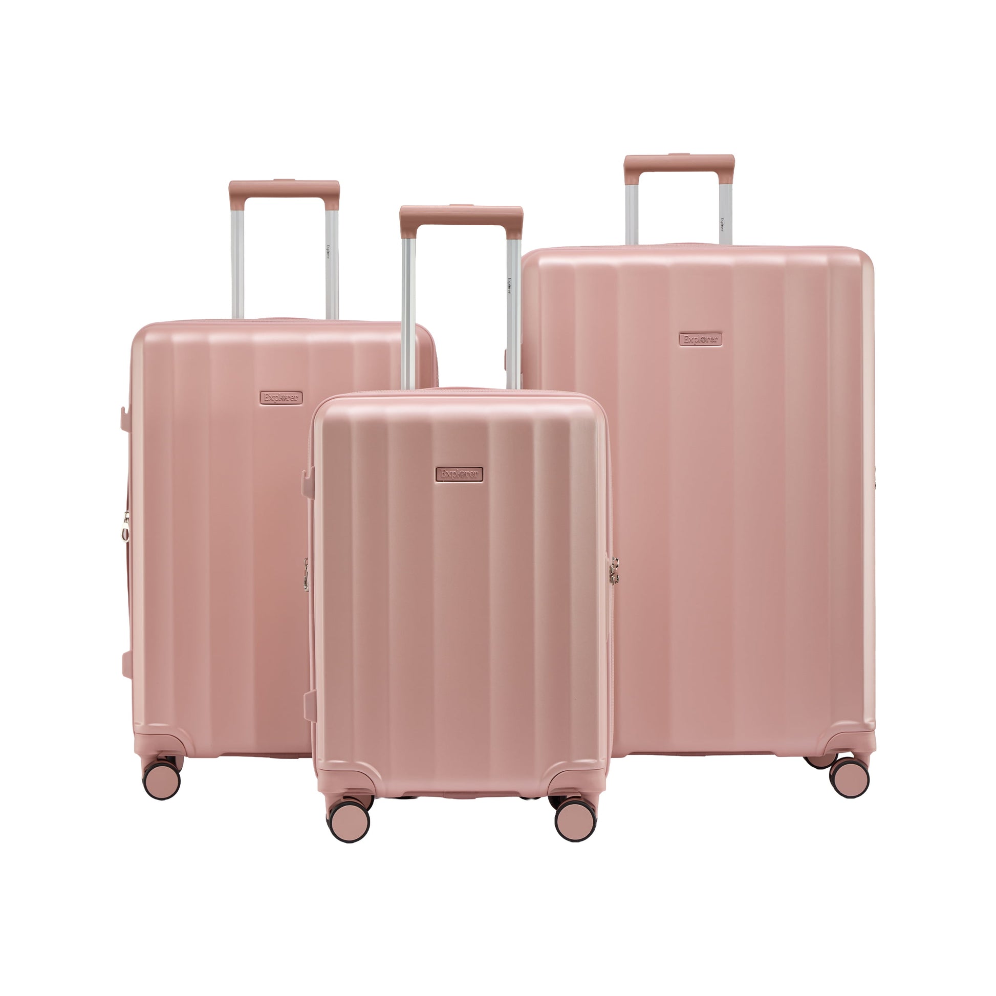 Explorer Luggage Pink Salt Explorer Latitude 3-Piece Expandable Luggage Set