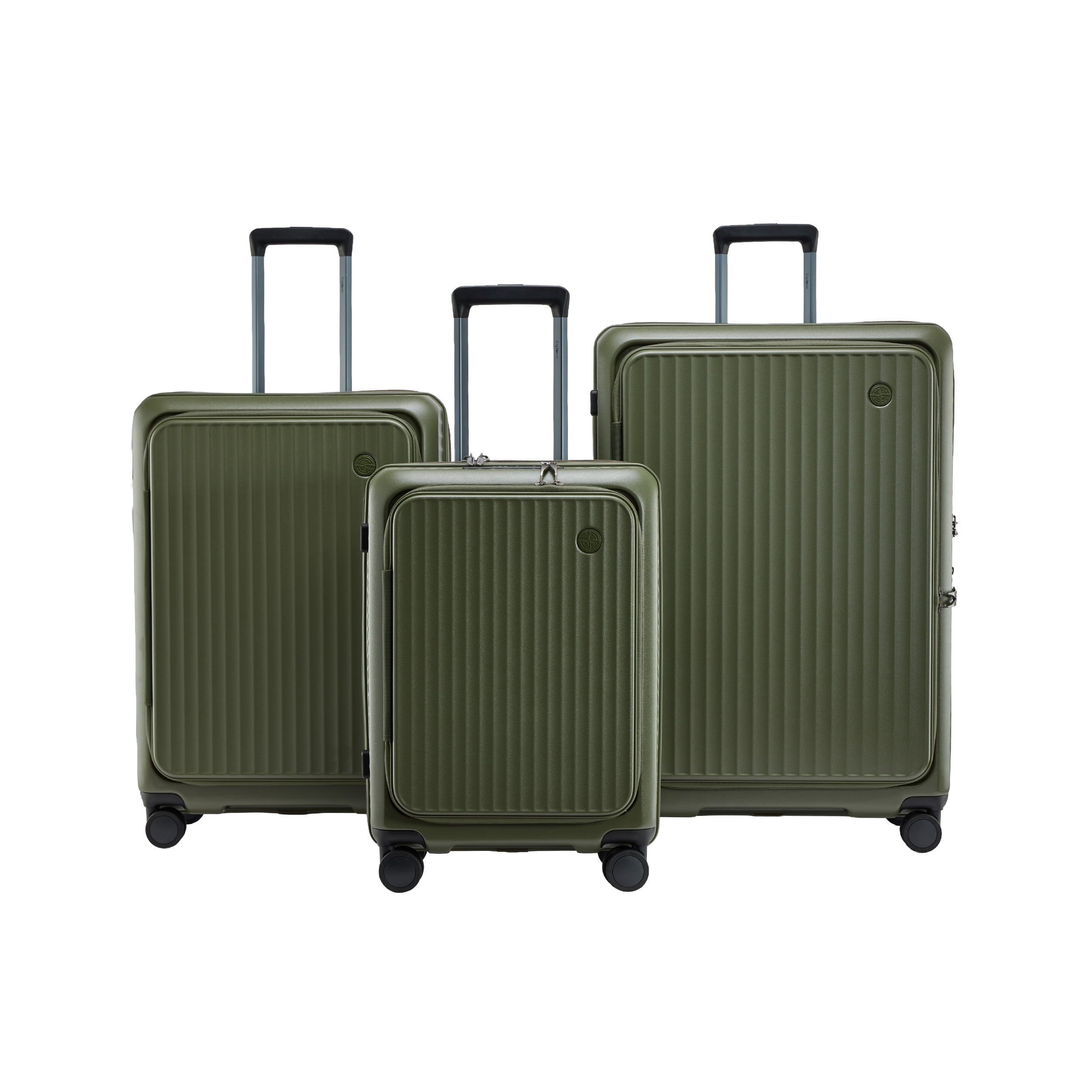 Explorer Luggage Safari Green Explorer Terra 3-Piece Expandable Luggage Set