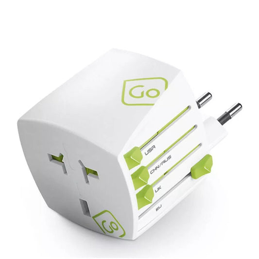 Go Travel Adapter White Go Travel Worldwide Adaptor (Unearthed)