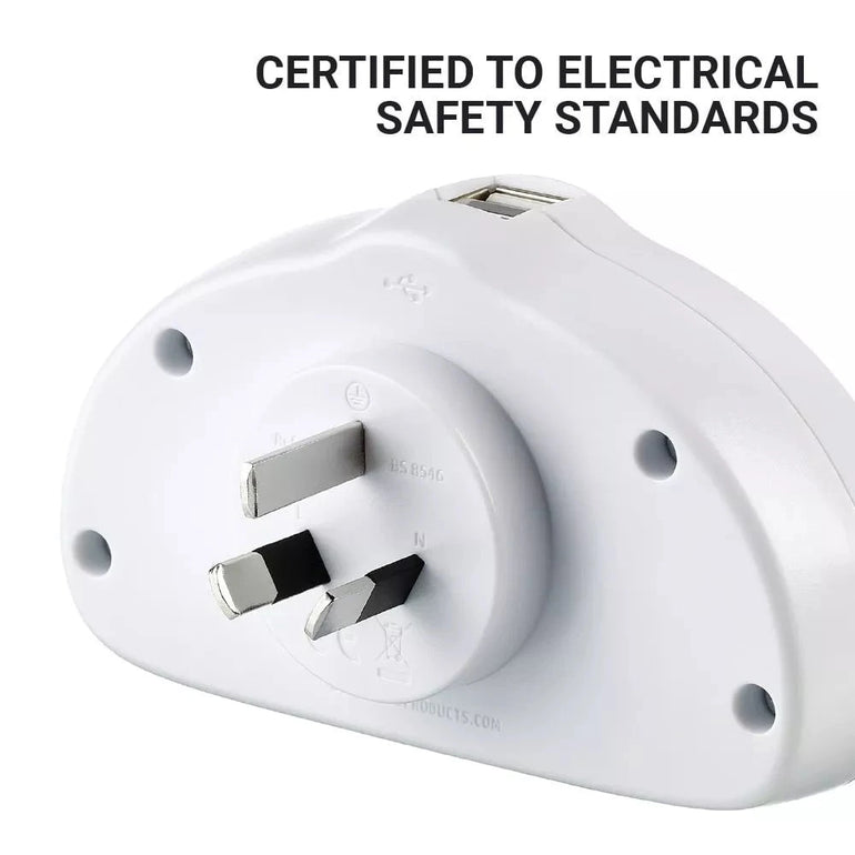 Go Travel Adapters White Go Travel World-AUS/China Adaptor Duo + USB