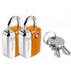 Go Travel Locks Orange Go Travel Key Lock Twin Padlocks TSA