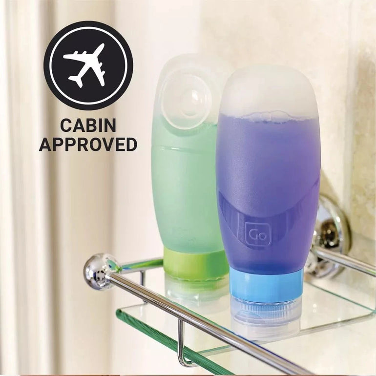 Go Travel Travel Accessories Clear Go Travel Squeezy Bottles
