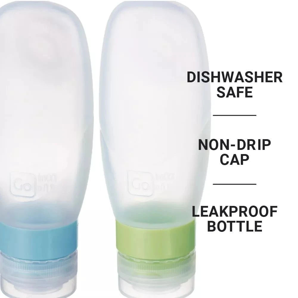 Go Travel Travel Accessories Clear Go Travel Squeezy Bottles