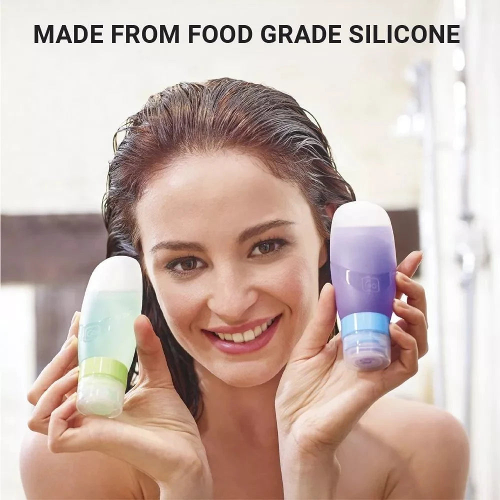 Go Travel Travel Accessories Clear Go Travel Squeezy Bottles