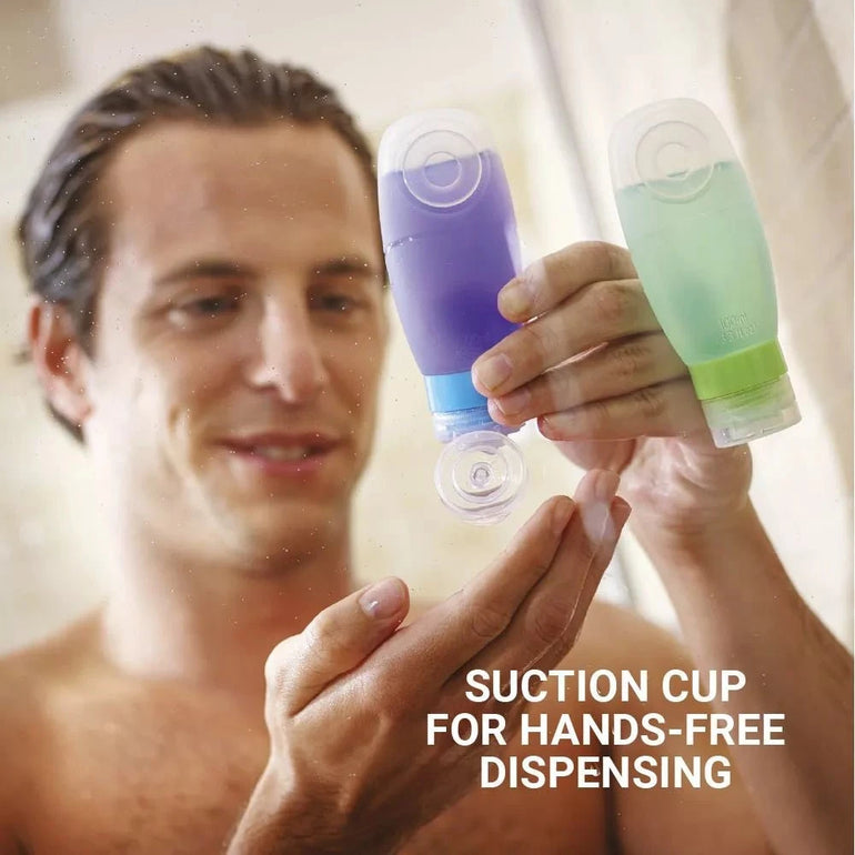 Go Travel Travel Accessories Clear Go Travel Squeezy Bottles