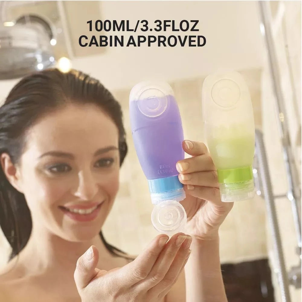 Go Travel Travel Accessories Clear Go Travel Squeezy Bottles