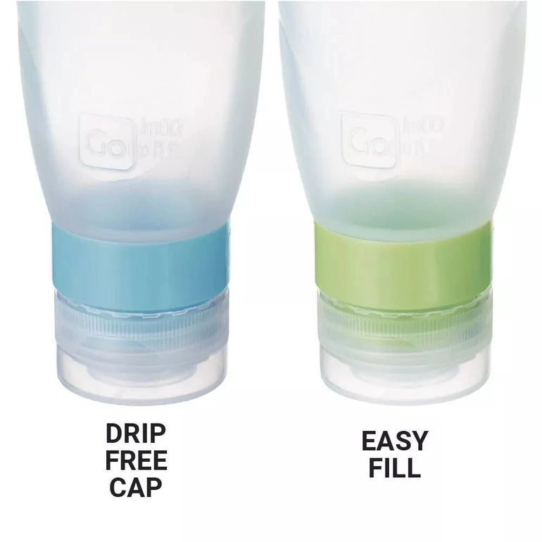 Go Travel Travel Accessories Clear Go Travel Squeezy Bottles
