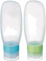 Go Travel Travel Accessories Clear Go Travel Squeezy Bottles