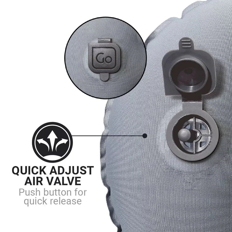 Go Travel Travel Accessories Dark Grey Go Travel Compact Universal Travel Pillow