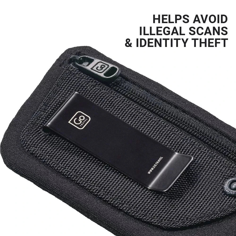 Go Travel Wallets & Money Clips Black Go Travel The Clip Pouch (RFID)