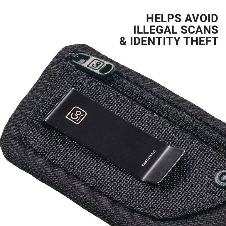 Go Travel Wallets & Money Clips Black Go Travel The Clip Pouch (RFID)