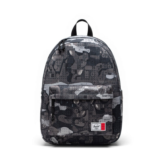 Herschel Backpacks Abstract Bricks Black Herschel LEGO Herschel Classic Backpack - Abstract Bricks Black
