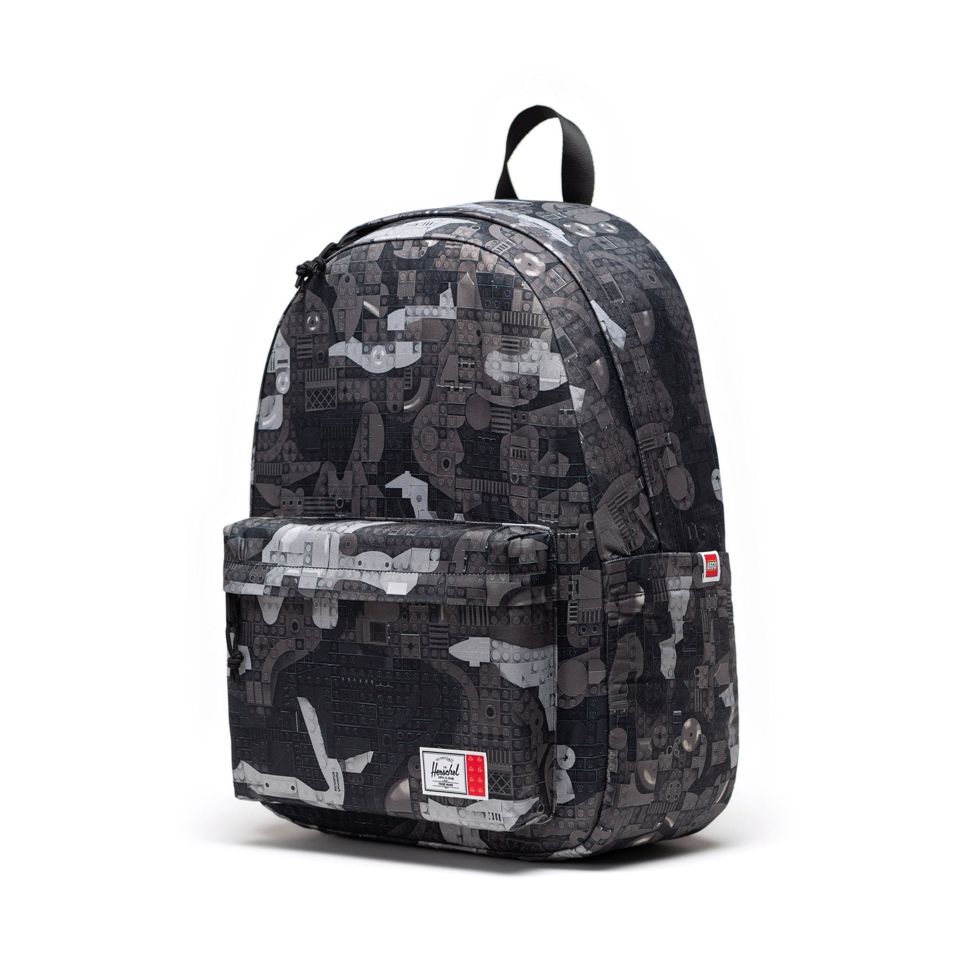 Herschel Backpacks Abstract Bricks Black Herschel LEGO Herschel Classic XL Backpack - Abstract Bricks Black