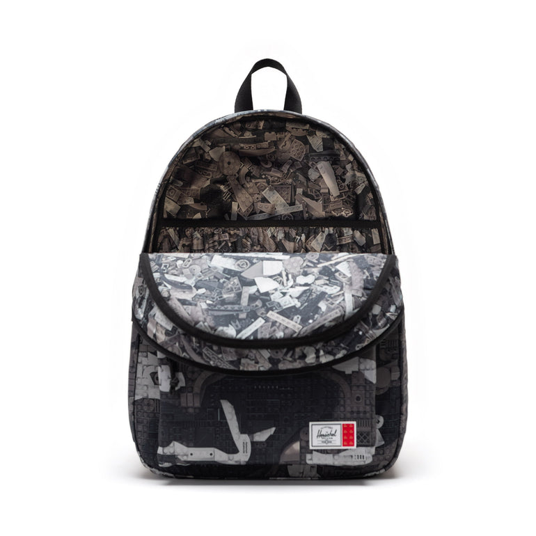 Herschel Backpacks Abstract Bricks Black Herschel LEGO Herschel Classic XL Backpack - Abstract Bricks Black