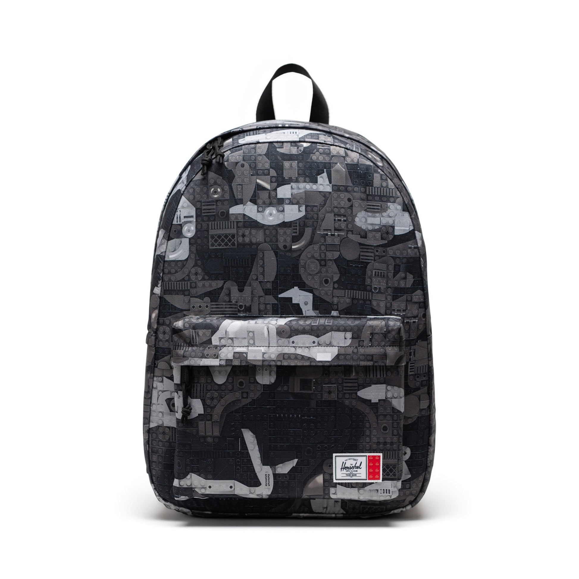 Herschel Backpacks Abstract Bricks Black Herschel LEGO Herschel Classic XL Backpack - Abstract Bricks Black