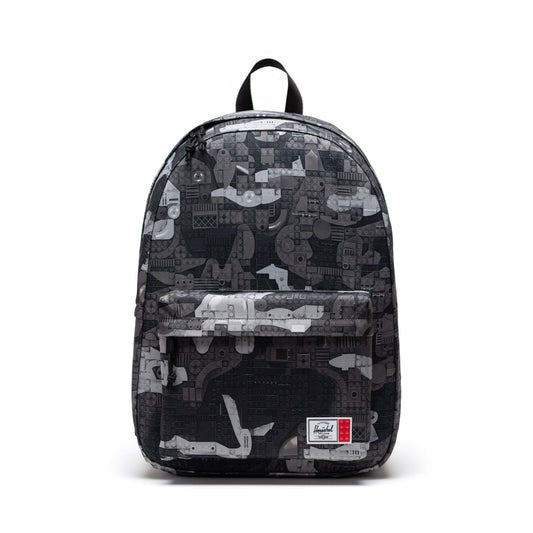 Herschel Backpacks Abstract Bricks Black Herschel LEGO Herschel Classic XL Backpack - Abstract Bricks Black