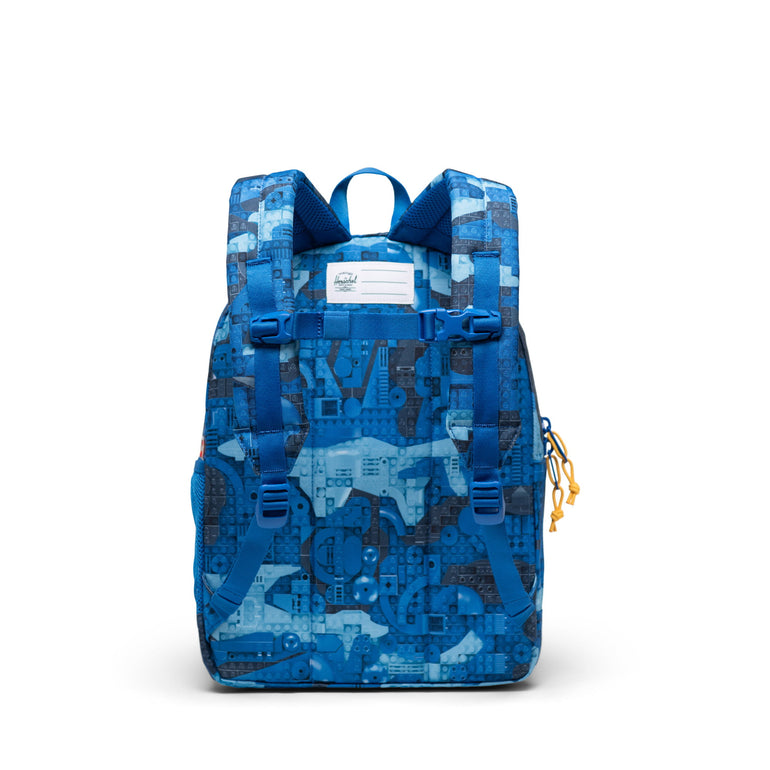 Herschel Backpacks Abstract Bricks Blue Herschel LEGO Herschel Heritage Kids Backpack - Abstract Bricks Blue