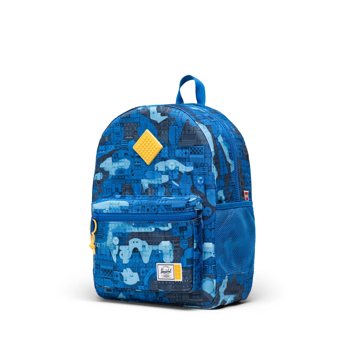 Herschel Backpacks Abstract Bricks Blue Herschel LEGO Herschel Heritage Kids Backpack - Abstract Bricks Blue
