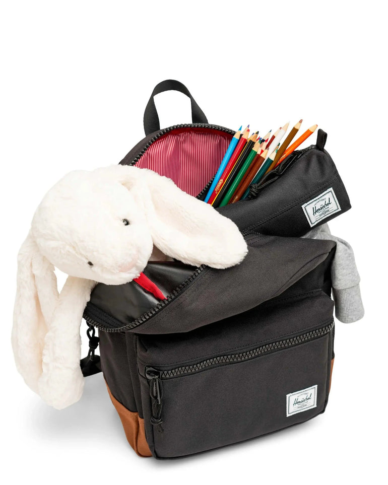 Herschel Backpacks Black/Saddle Brown Herschel Heritage Kids Backpack - Black/Saddle Brown