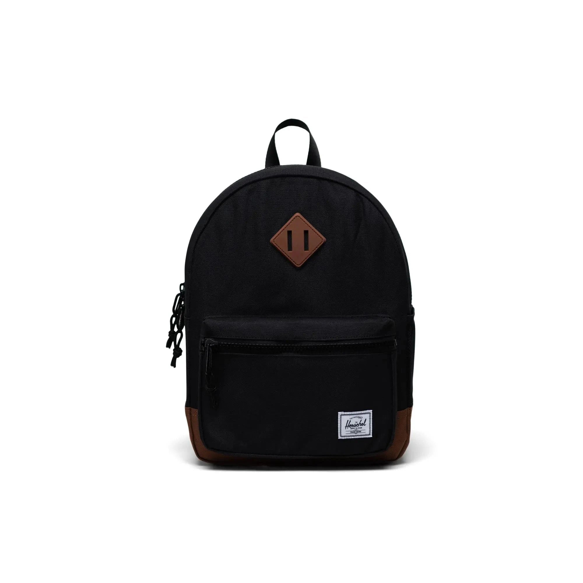 Herschel Backpacks Black/Saddle Brown Herschel Heritage Kids Backpack - Black/Saddle Brown