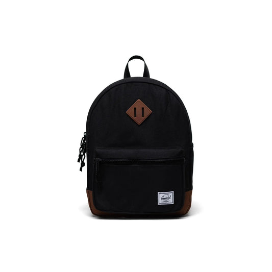 Herschel Backpacks Black/Saddle Brown Herschel Heritage Kids Backpack - Black/Saddle Brown