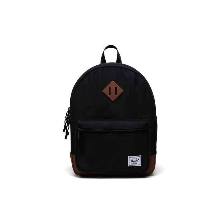 Herschel Backpacks Black/Saddle Brown Herschel Heritage Kids Backpack - Black/Saddle Brown