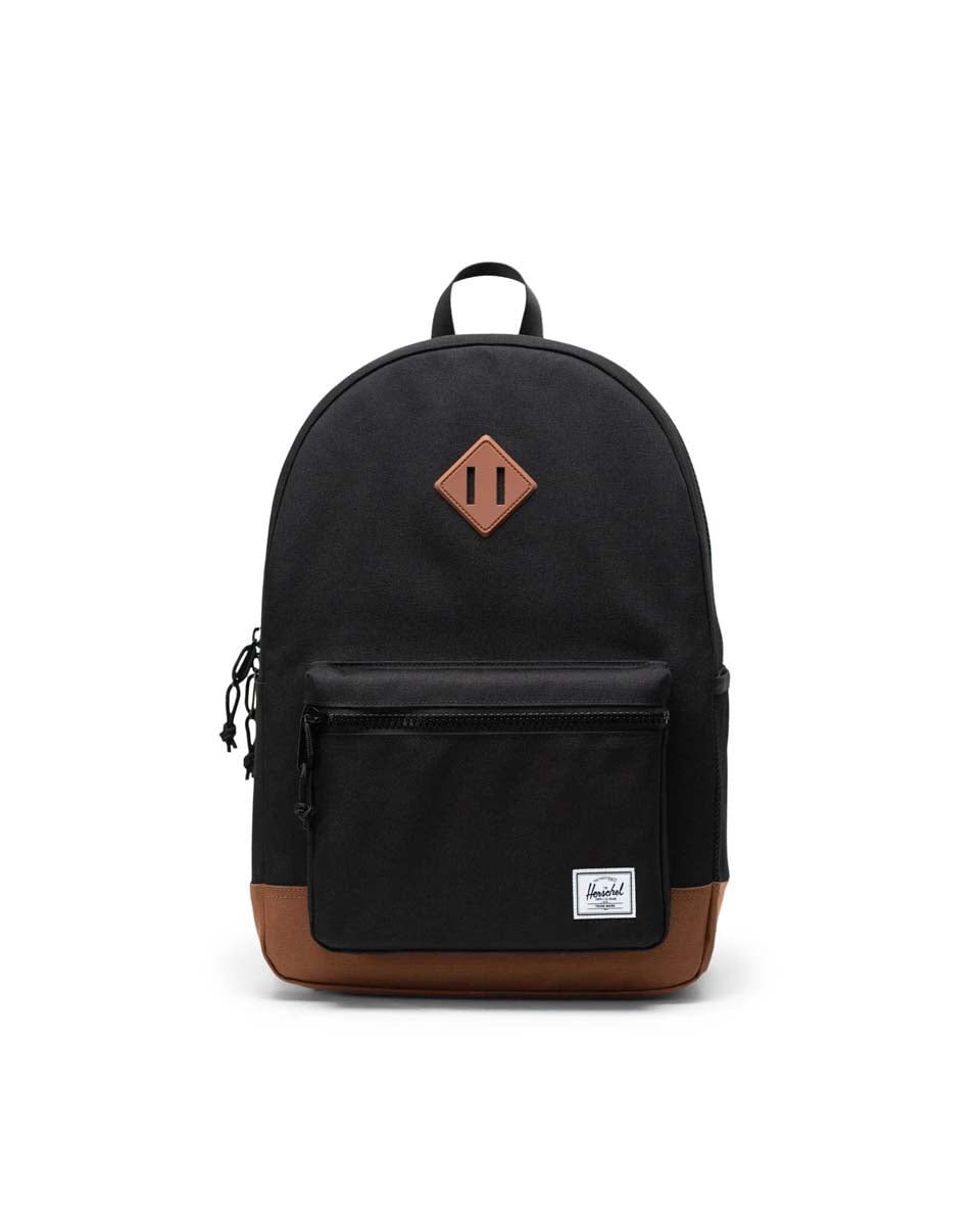 Herschel Backpacks Black/Saddle Brown Herschel Heritage Youth Backpack - Black/Saddle Brown