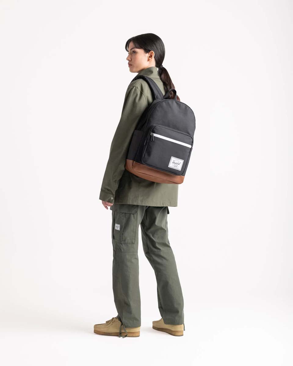 Herschel Backpacks Black/Tan Herschel Pop Quiz Backpack - Black/Tan