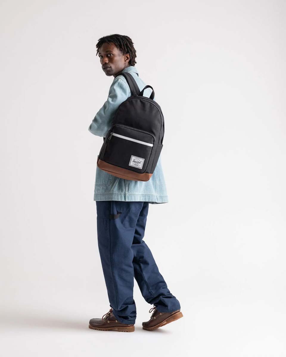 Herschel Backpacks Black/Tan Herschel Pop Quiz Backpack - Black/Tan