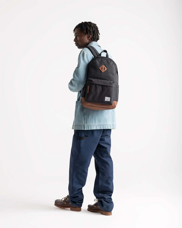 Herschel Backpacks Navy/Tan Herschel Heritage Backpack - Navy/Tan