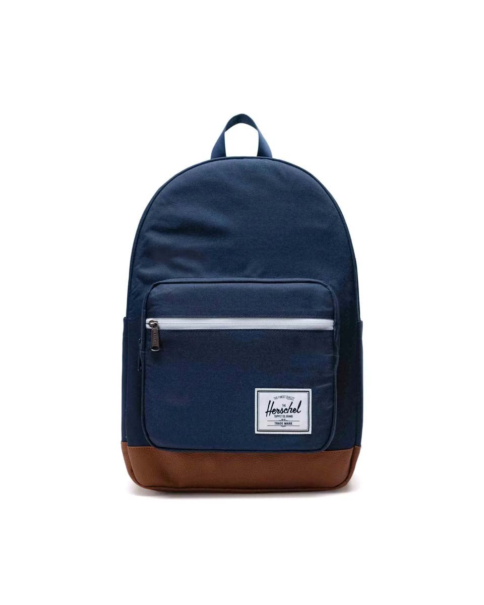 Herschel Backpacks Navy/Tan Herschel Pop Quiz Backpack - Navy/Tan
