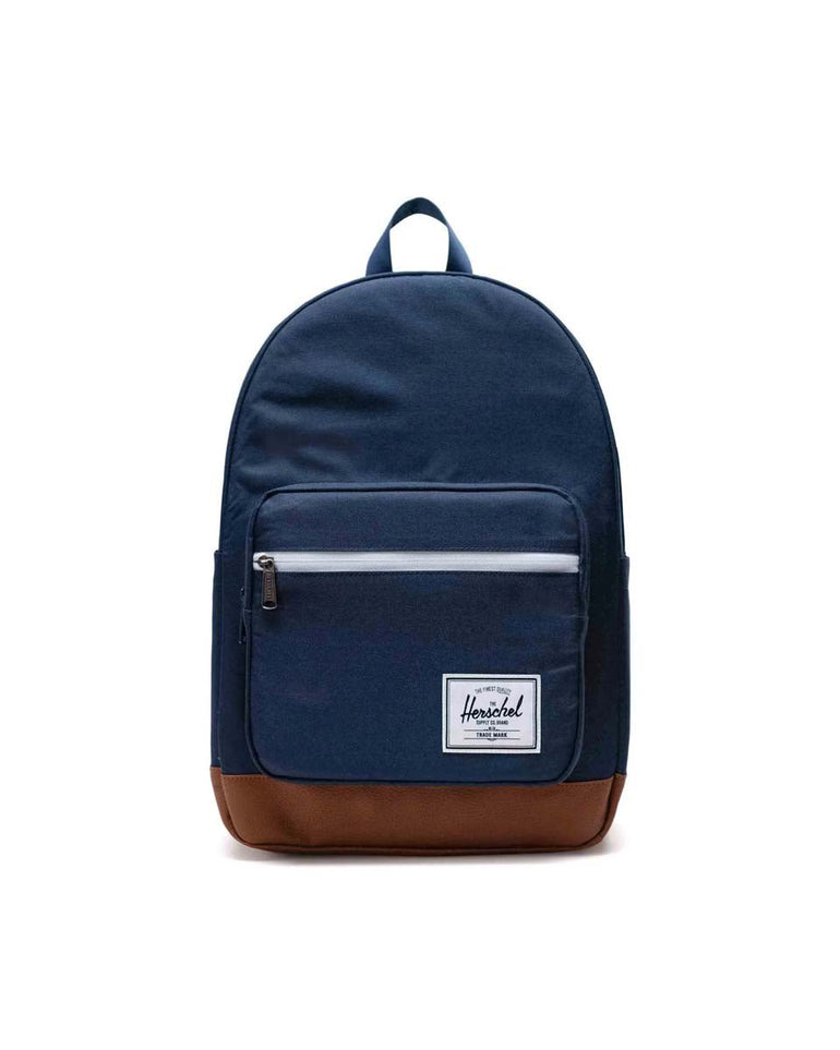 Herschel Backpacks Navy/Tan Herschel Pop Quiz Backpack - Navy/Tan